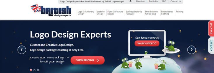 British Logo Design home page