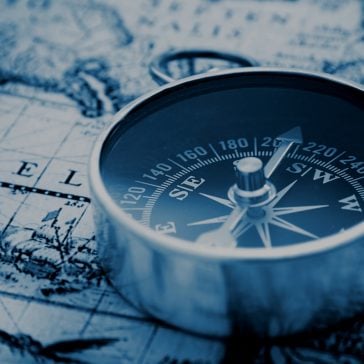 compass and map for Google local seo UK