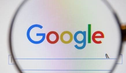 Google search logo and search bar