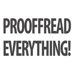 Prooffread everything