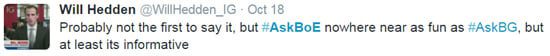 Ask BOE Twitter chat