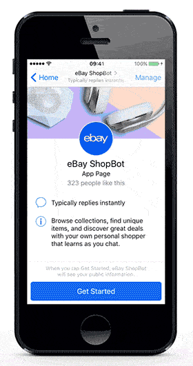 eBay ShopBot (chatbot)