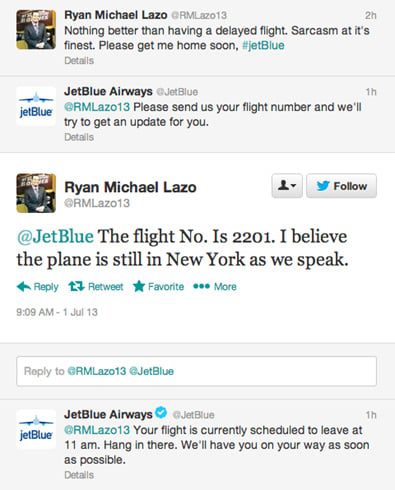 JetBlue customer service