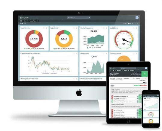 Apollo SEO audits across desktop, smartphone and tablet