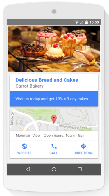 Google local extensions