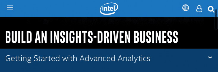 Intel is among the leading tech giants in the predictive analytics part of machine learning