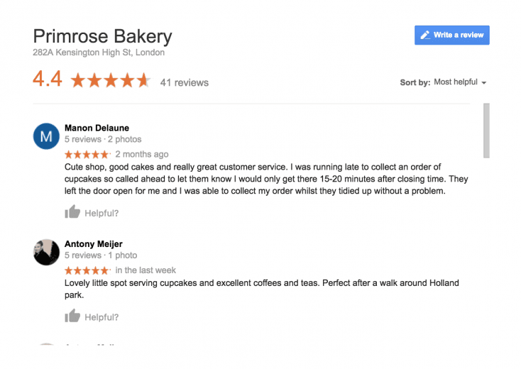 Get Google Reviews to improve your ranking