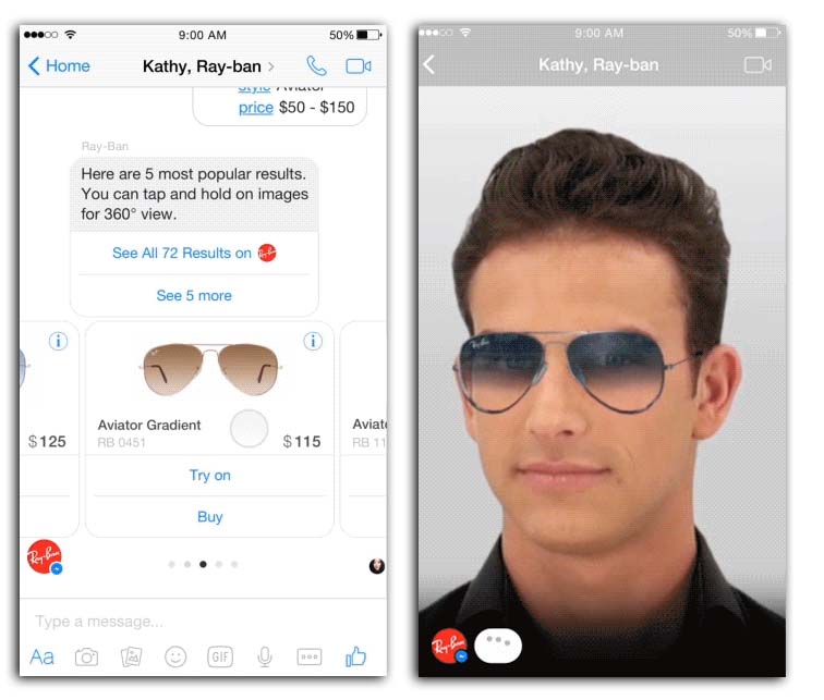 Chatbot shopping assistant