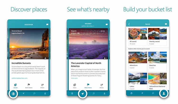 Microsoft Outings travel planning app