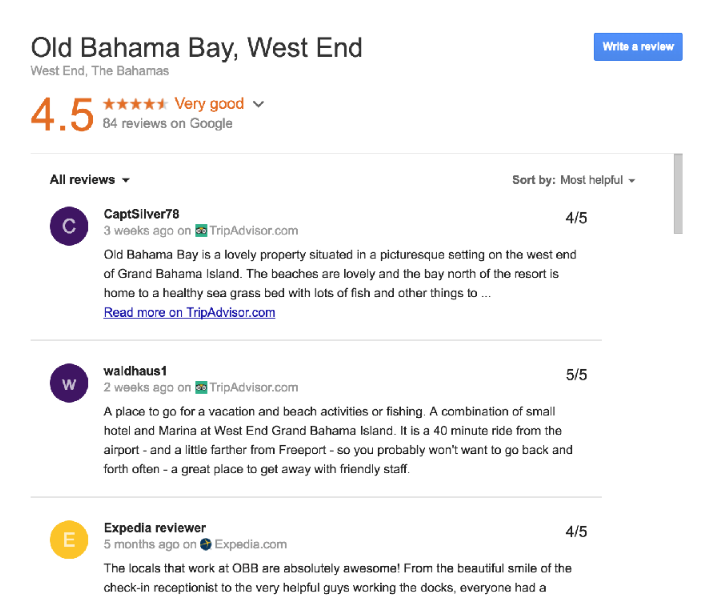 Google tests third party reviews for hotels