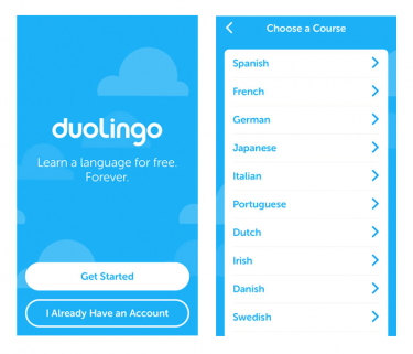 duoLingo app