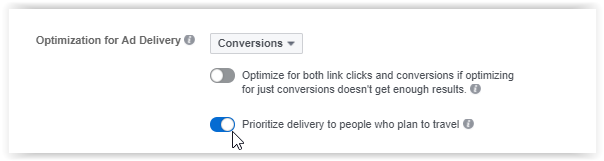 Optimisation for Facebook ad delivery