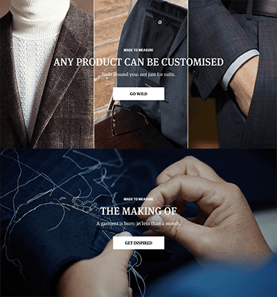 Pull ans Bear landing page example