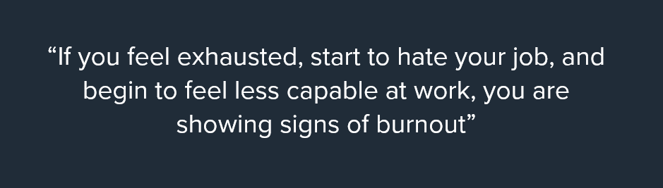 Definition of burnout