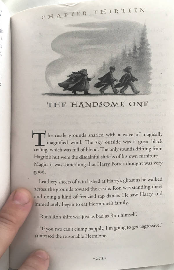 Harry Potter book written by AI