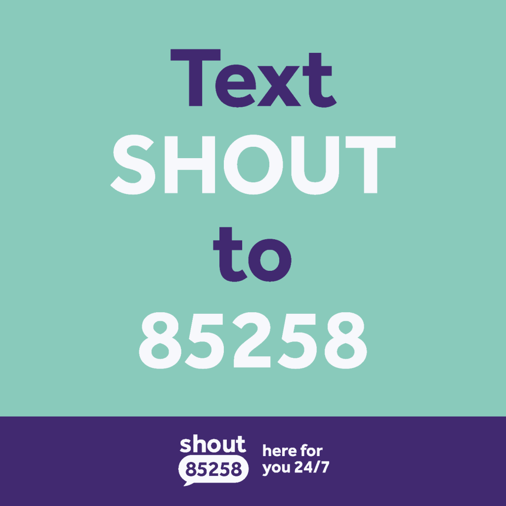 Text SHOUT to 85258