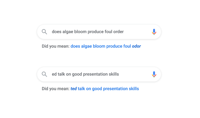Google AI understanding typos