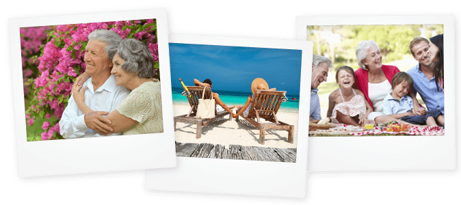 Free Spirit content and SEO case study image showing holiday photos