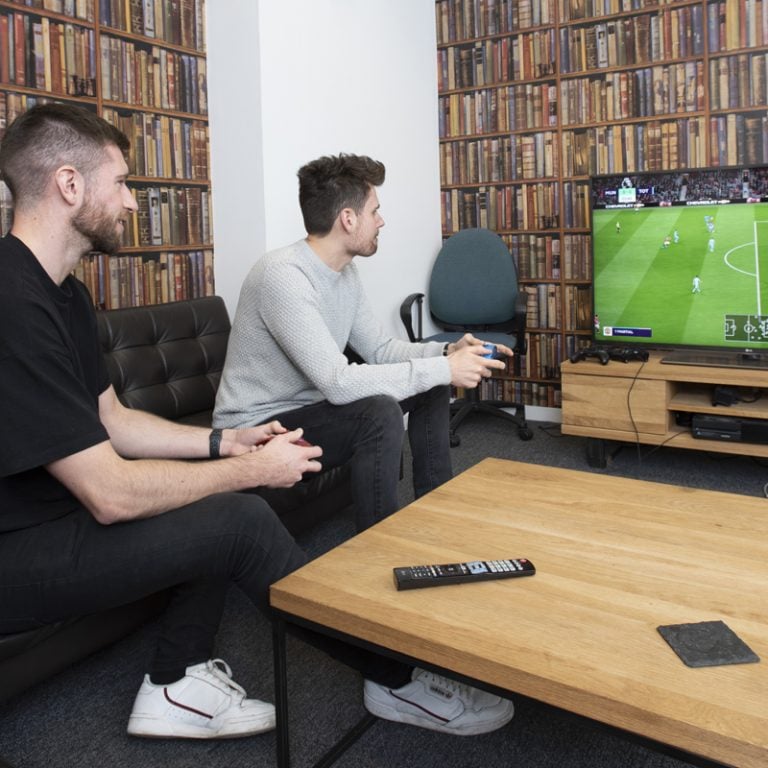 PPC specialists playing Fifa