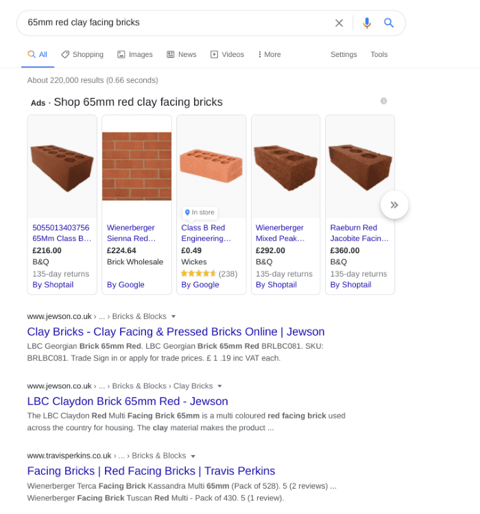 search results for bricks
