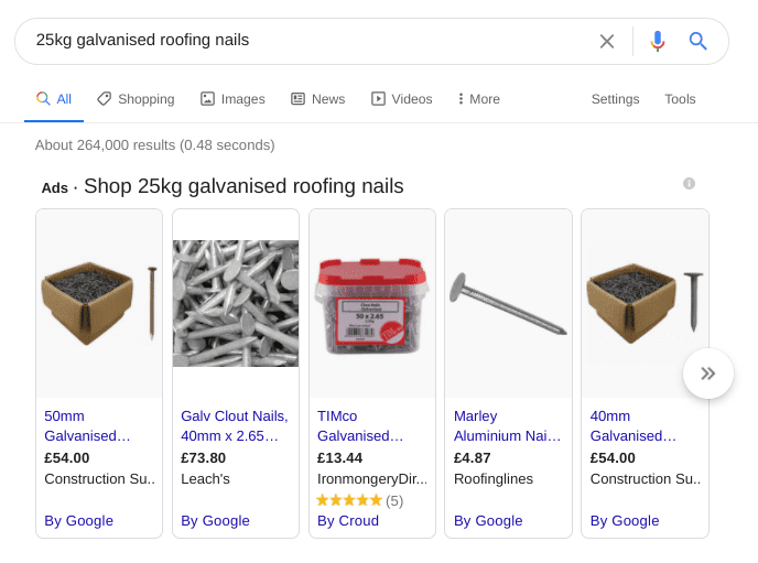search results for nails