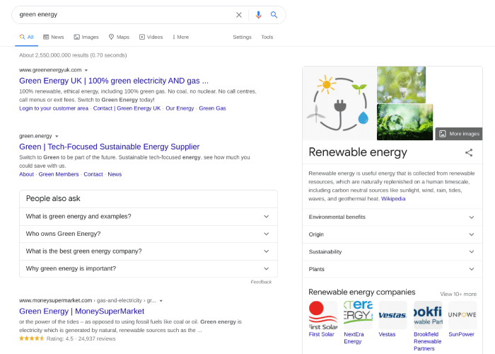 Search results for green energy