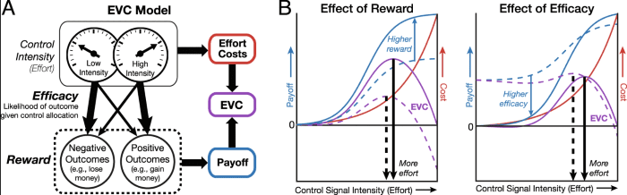EVC model of effort and reward