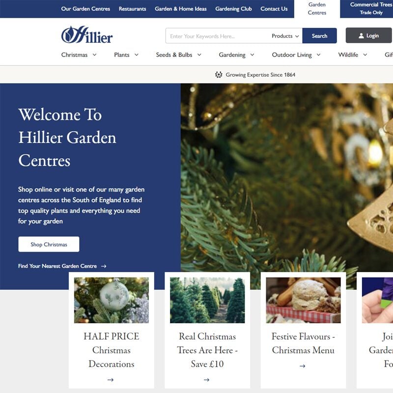 Hillier homepage